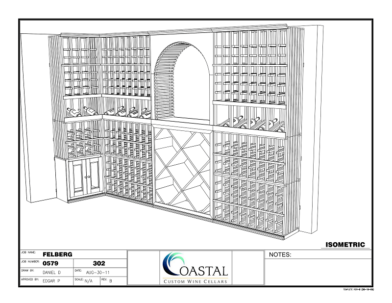Take advantage of our FREE 3D Custom Wine Cellar Builder Design Service today!